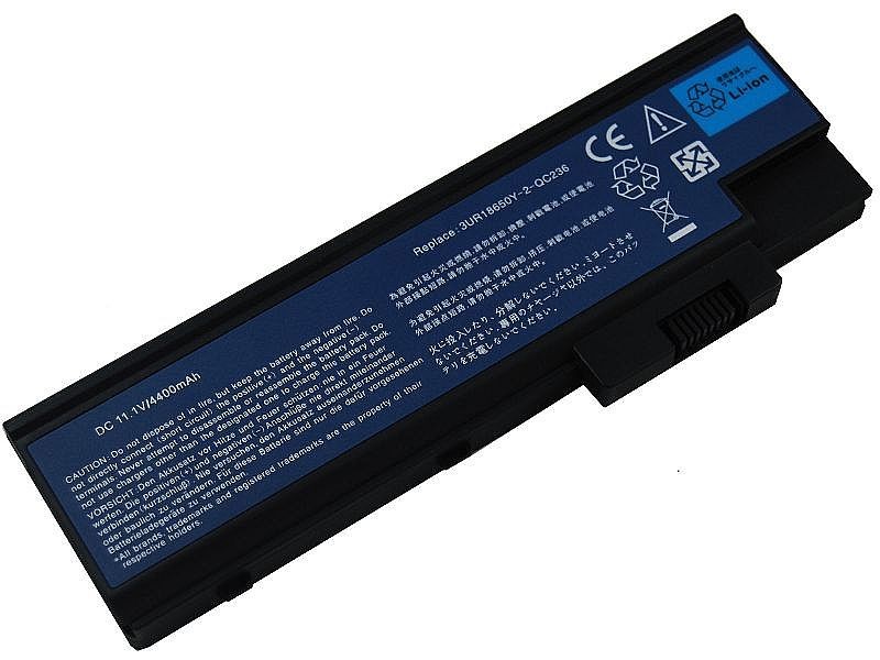 Batteri til Acer Aspire 5600, 7000, 7100, 9300, 9400, TravelMate 4220, 5100, 5600, 11,1V utgave